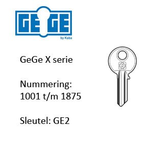 GeGe X serie