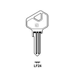 Silca sleutel LF24 (ongeslepen)