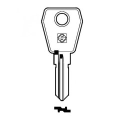 L&F (Eurolocks) sleutel 6601
