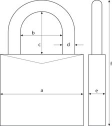 Abus Granit hangslot 37/55
